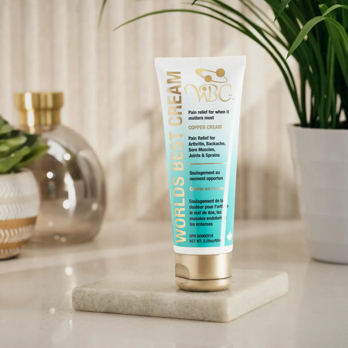 Worlds Best Cream - Pain Relief Cream - 65ml Tube