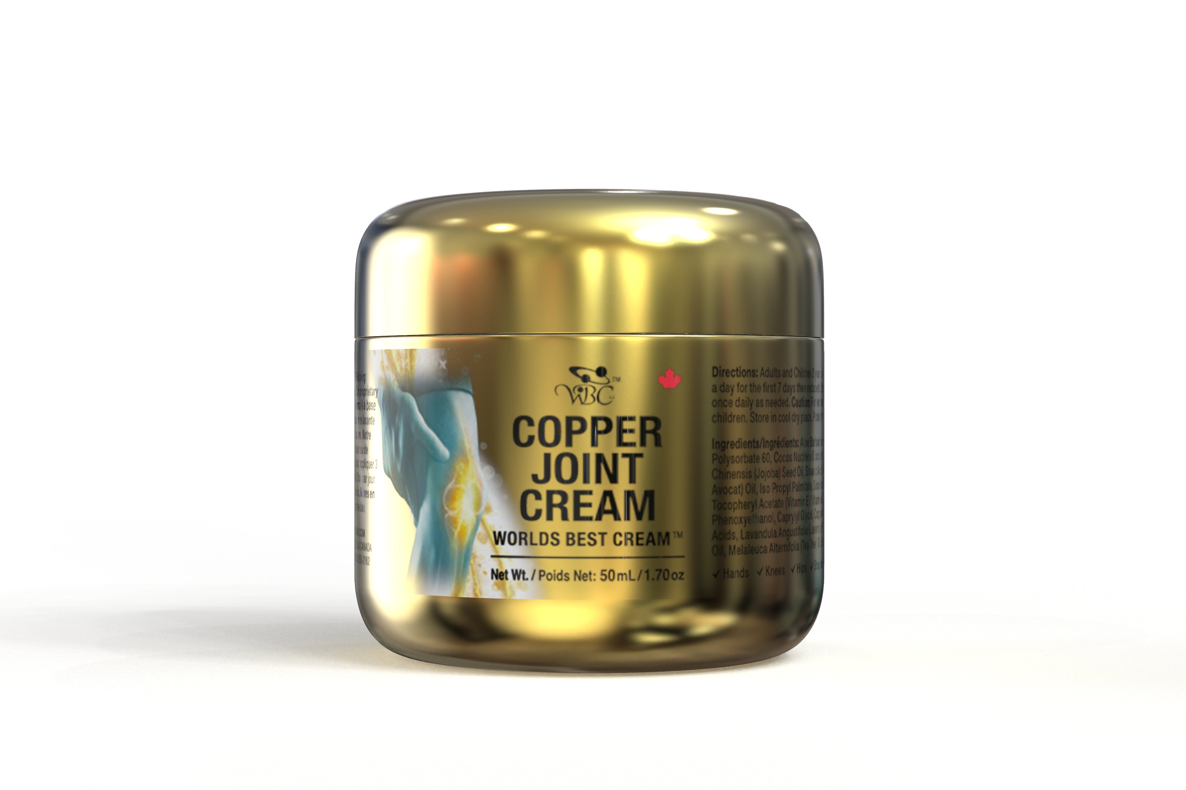 Worlds Best Cream - REBRANDING to Copper Joint Cream COMING SOON- 50ml Jar