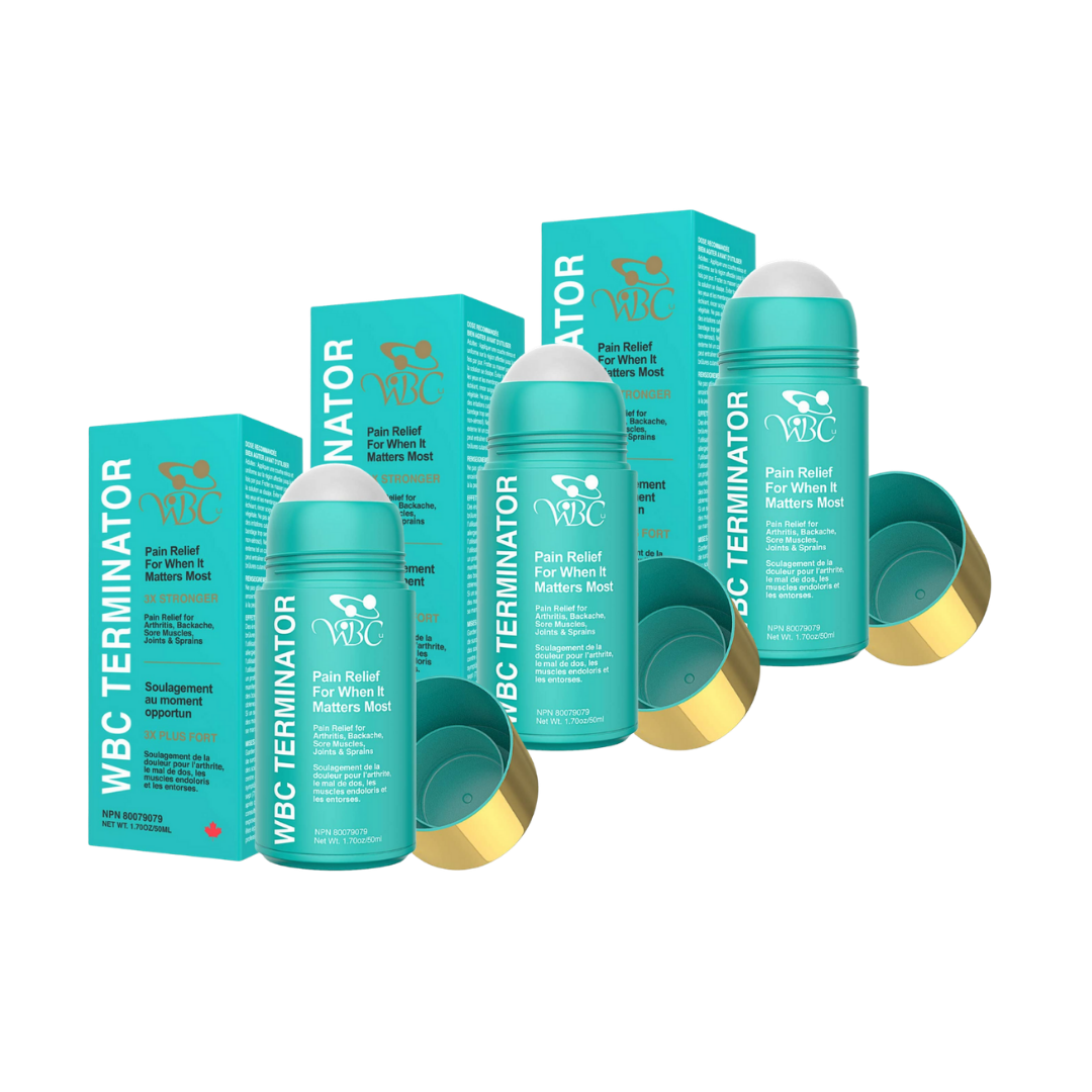 WBC Terminator - Pain Relief Roll-On 3 Pack